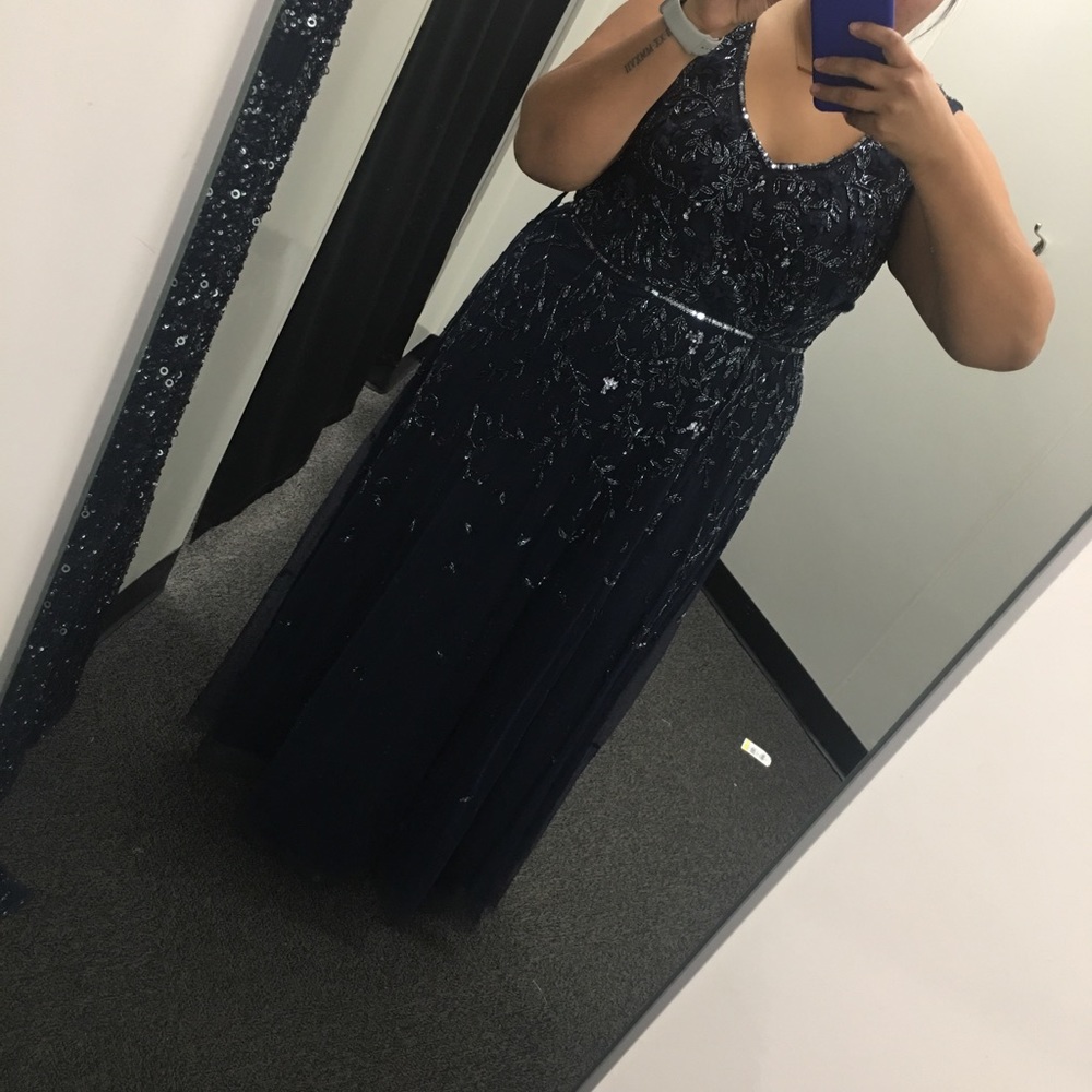 - Elegant long gown dress